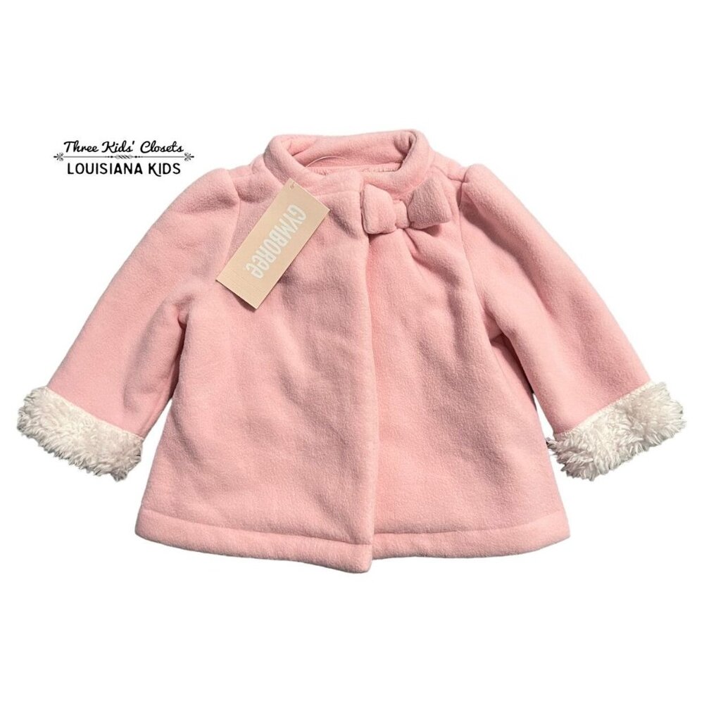 NEW Gymboree 6-12m Pink Fuzzy Jacket